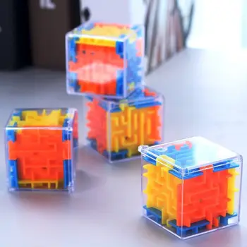 Naujas Labirintas Magijos Kubo Galvosūkį 3D Mini Greitis Kubo Labirintas Valcavimo Kamuolys Žaislai, Dėlionės Žaidimo, Mokymosi Žaislai Vaikams