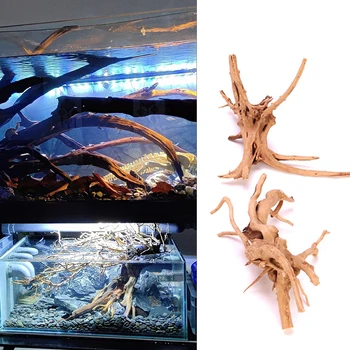 Drift Medienos Žuvų Bakas Driftwood Natūralaus Medžio Kamieno Akvariumo Žuvų Bakas Augalų Aquario Akvariumo Apdaila Aukso Miško dekoras