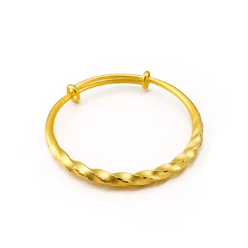 Fine Jewelry Nekilnojamojo 18K Aukso Susukti Grandinės Apyrankės Moterims Prabanga Kietas 999 Grandinės Vestuvių Dovana Moterims